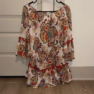 Colorful Paisley Women's Tunic Dress